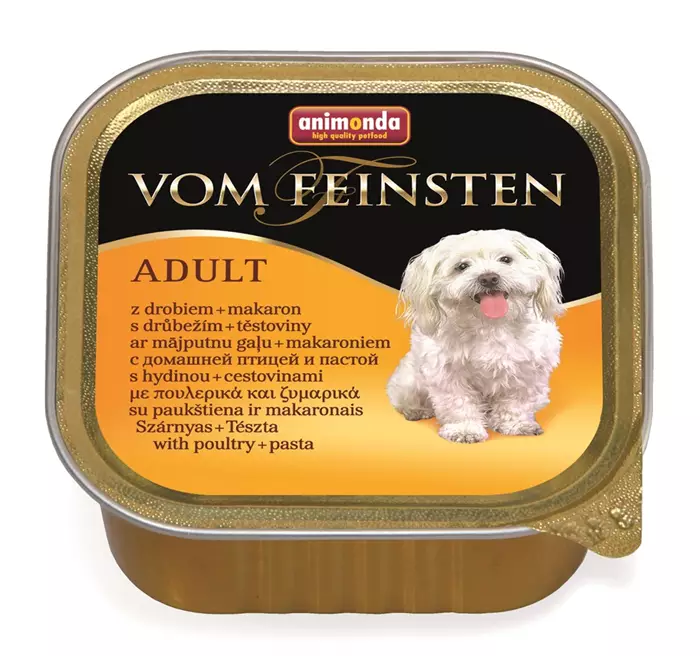 Консервы ANIMONDA Vom Feinsten Adult для собак с мясом домашней птицы и пастой 82967 - фото 9601