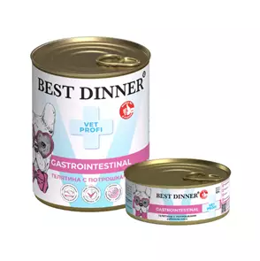 Консервы Best Dinner Exclusive VET PROFI для собак Телятина с потрошками для чувствительного пищеварения и при заболеваниях ЖКТ Gastro Intestinal