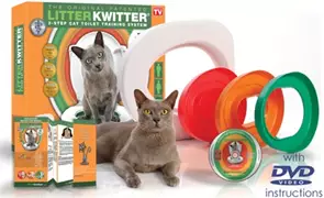 {{photo.Alt || photo.Description || 'Cистема для приучения кошки к туалету Litter Kwitter'}}